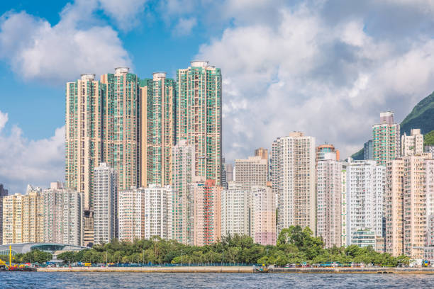 istock Residential area in Hong Kong west side 811151638