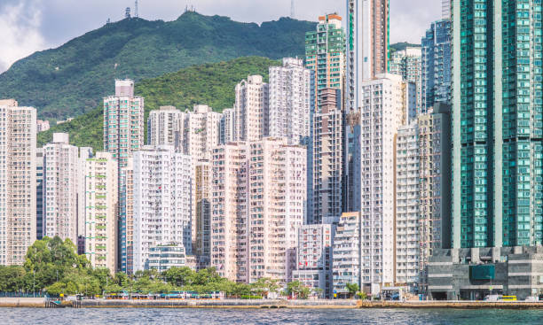 istock Residential area in Hong Kong west side 811151788