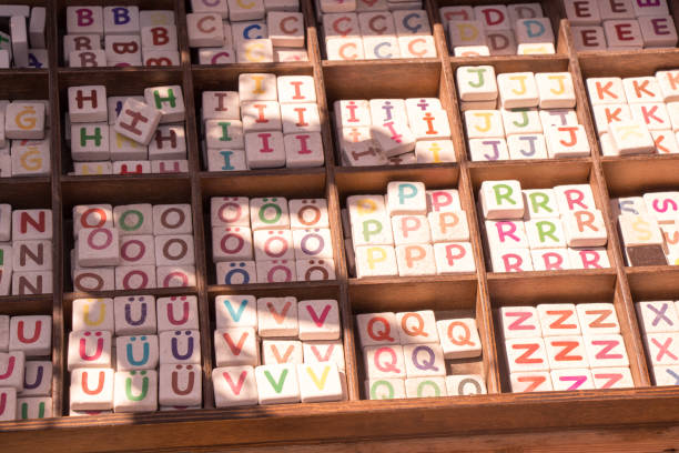 istock Colorful alphabet letter cubes 811162582