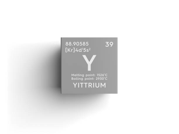 istock Yittrium. Transition metals. Chemical Element of Mendeleev's Periodic Table. 811168228