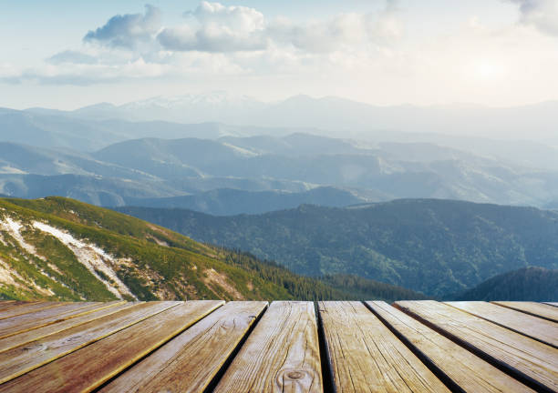 istock Mysterious winter landscape majestic mountains in 811180034