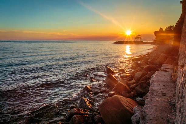 istock Sunset at the sea, Trieste 811227198