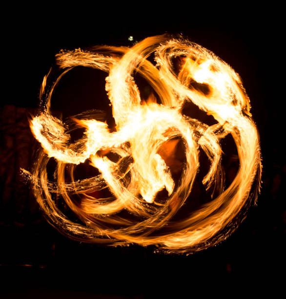 istock Abstract background of flame on fire show 811246662