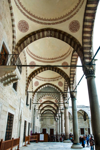 istock Vaulted ceiling at the Blue Mosque, Istanbul, Turkey 811250328