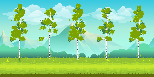 Ilustración de Dibujos Animados Naturaleza Paisaje Interminable Fondo Con Árboles Montañas Y Cielo Nublado Ilustración Para Su Diseño y más Vectores Libres de Derechos de Arbusto - iStock Ilustración de Dibujos Animados Naturaleza Paisaje Interminable Fondo Con Árboles Montañas Y Cielo Nublado Ilustración Para Su Diseño y más Vectores Libres de Derechos de Arbusto - iStock