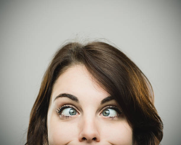 istock Real woman making funny face 811280682