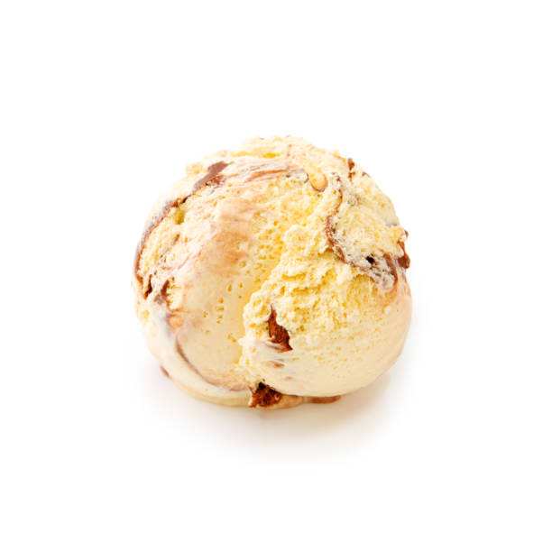 istock A ball of mocha-vanilla ice cream 811284758