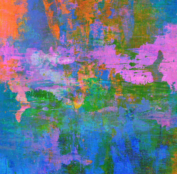 istock Abstract colorful painting 811338918