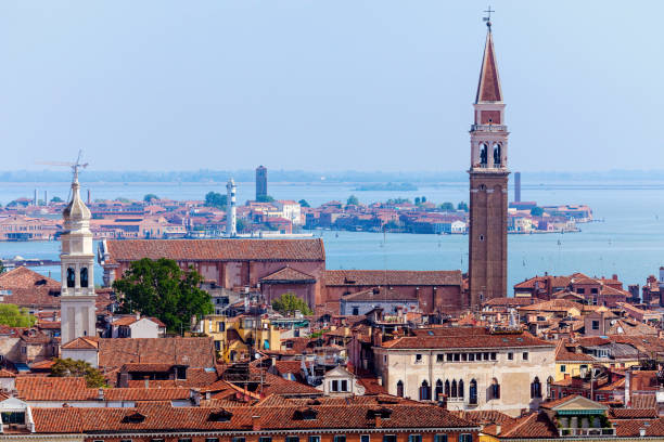 istock Aerial panorama of Venice 811339280