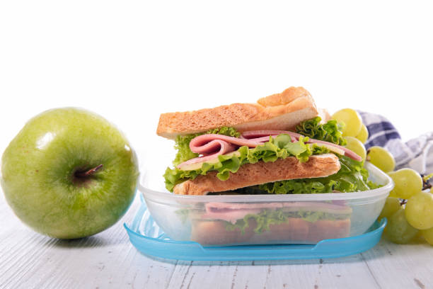 istock sandwich, healthy lunch box 811352236