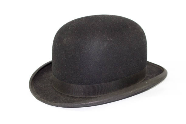 istock Gentleman's Bowler Hat on White Background 811385784
