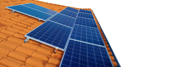 istock Solar Panel Photovoltaic installation on a Roof 811444686