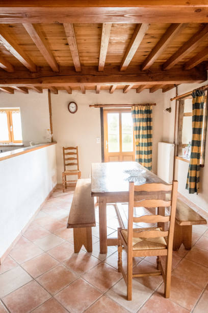 istock Dining room in French house 811475964