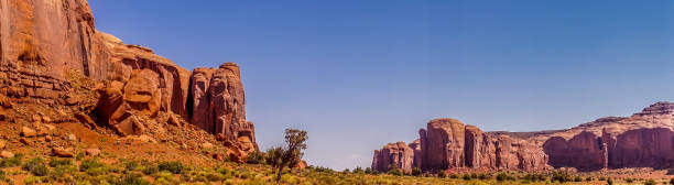 istock National Park Monument Valley. Desert uninhabited landscape 811500432
