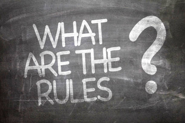 What Are The Rules? What Are The Rules? on chalkboard rules photos stock pictures, royalty-free photos & images