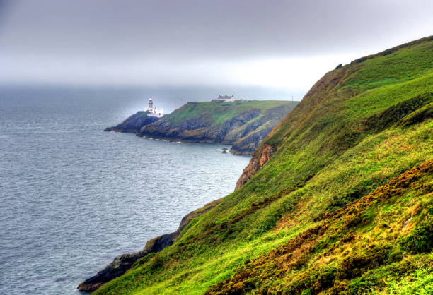 The Howth Cliff Walk outside of Dublin, Ireland.