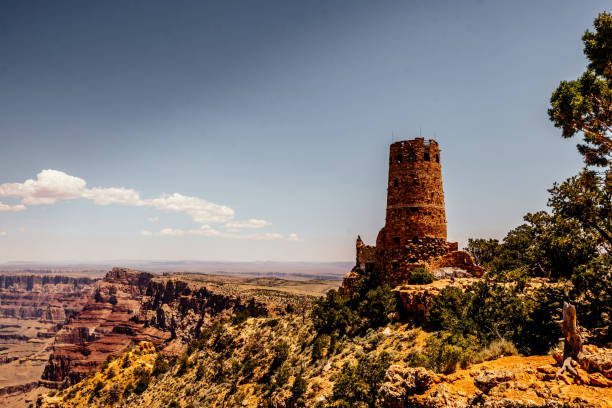 istock Watchtower ancient fort above the Grand Canyon 811552544