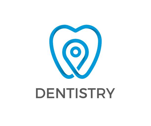 dental vektor icon - beißring stock-grafiken, -clipart, -cartoons und -symbole