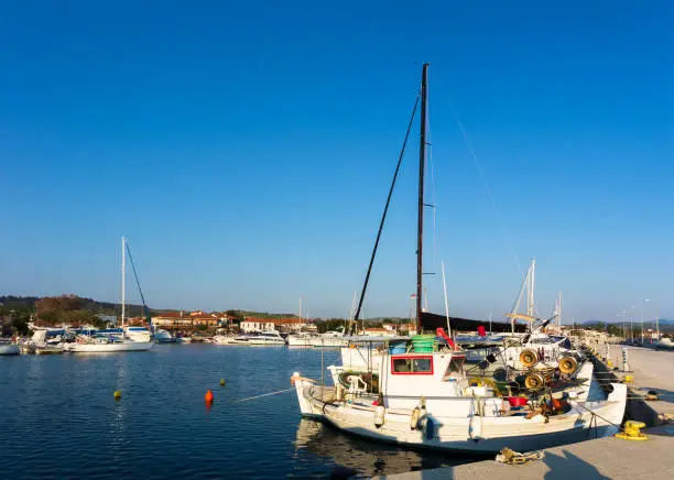 Photo of The small harbor in Nikiti, Chalkidiki, Greece