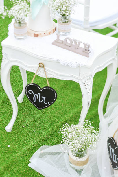 istock Wedding outdoor photo zone 811651580