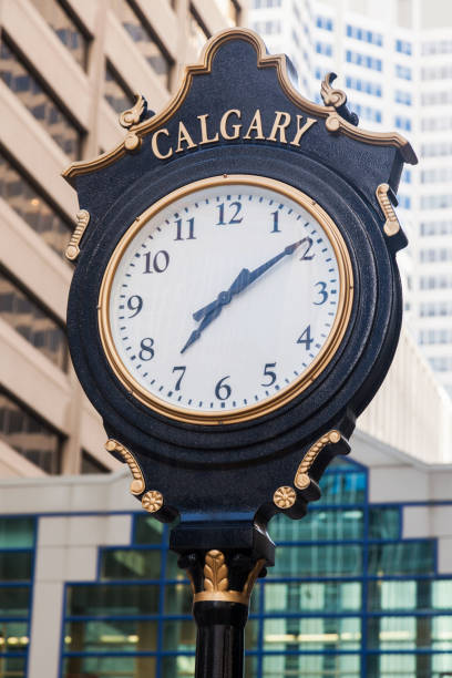 istock Old street clock in Calgary 811656656