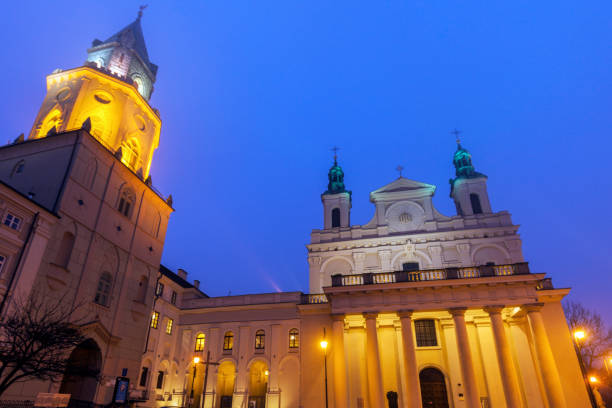istock Trynitarska Tower and St. John the Baptist Cathedral in Lublin 811656692