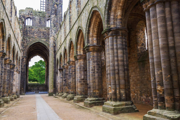 istock Kirkstall Abbey, West Yorkshire, UK 811670036