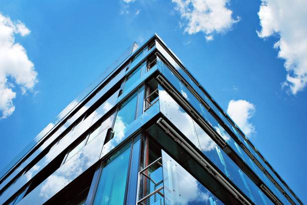 istock Modern, Luxury Apartment Building. Modern apartment house 811677148