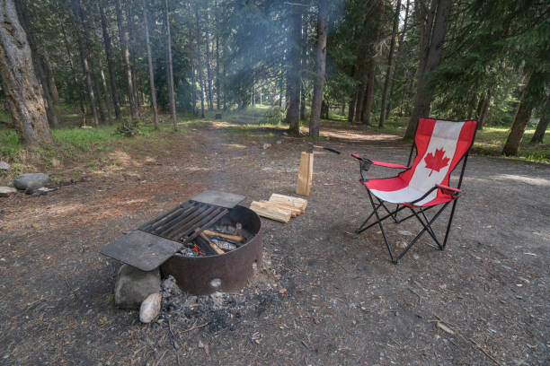 istock View of a Canadian campsite 811707026