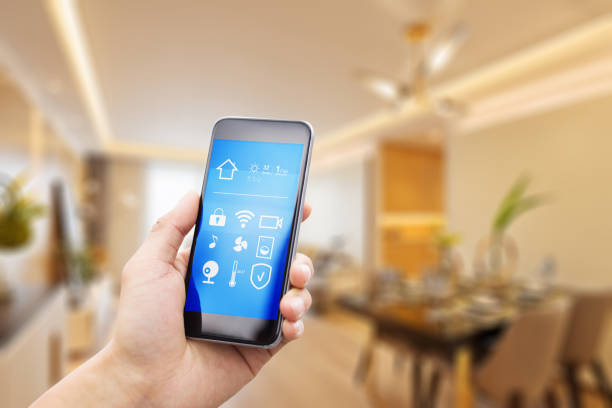 istock mobile phone in smart home 811709322