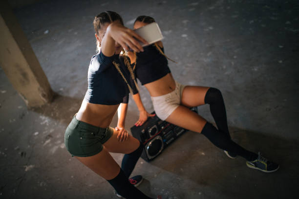 istock Woman dancers taking selfie 811712184
