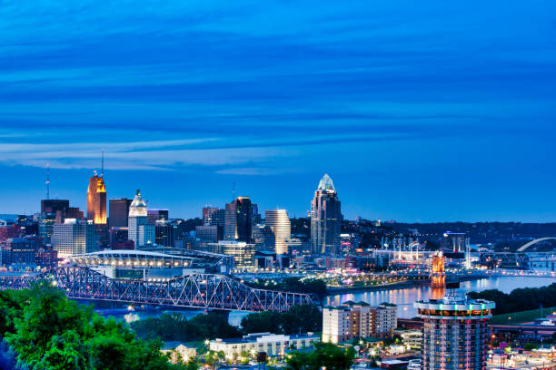 istock This aerial view shows Cincinnati, Ohio and Covington, Kentucky. 811721342