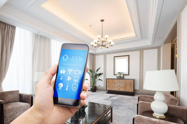istock mobile phone in smart home 811725966