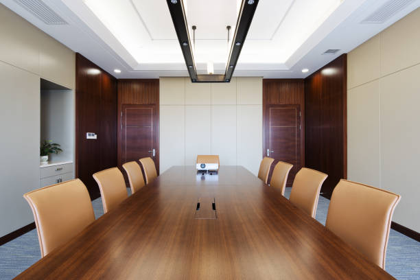 istock interior of modern meeting room 811745494