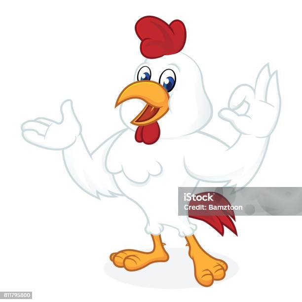 Chicken Cartoon Smiling Stock Illustration - Download Image Now - Art,  Cartoon, Characters - iStock