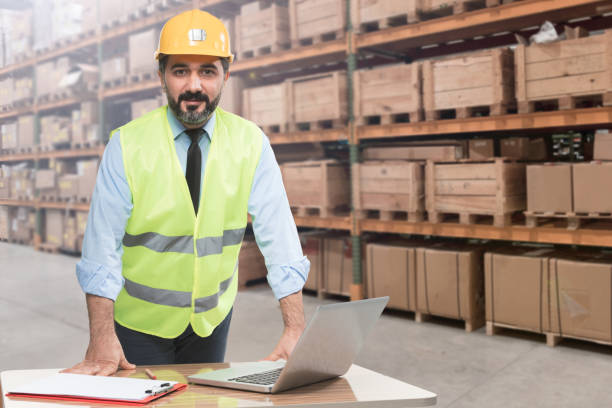 istock Businessman working in factory 811797918