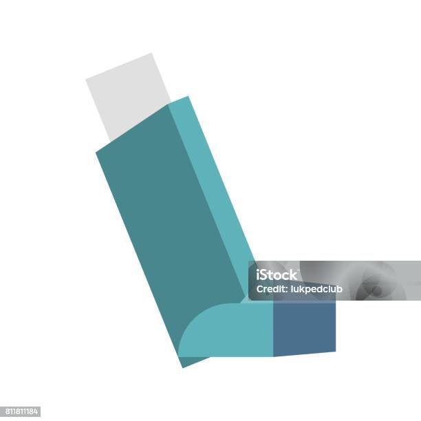 Vector Inhaler Stock Illustration - Download Image Now - Asthma Inhaler, Vector, Asthmatic