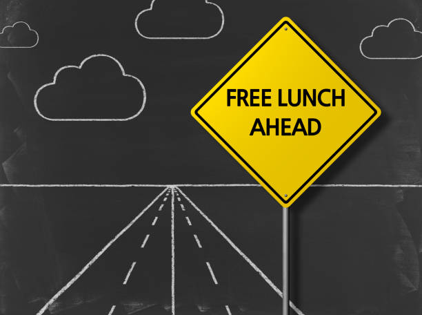 istock FREE LUNCH AHEAD - Business Chalkboard Background 811818752
