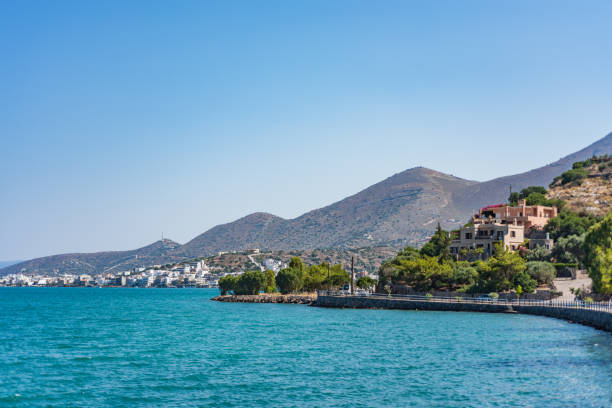 istock Elounda coast of Crete island in Greece 811825426
