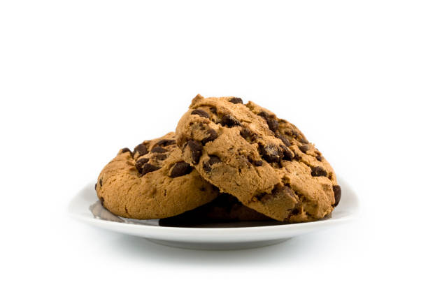 istock Chocolate cookies on a small dish 811827422