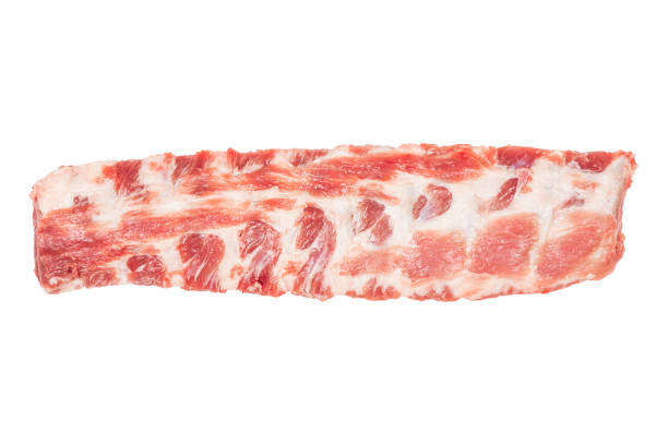 Raw Pork Ribs stock photo