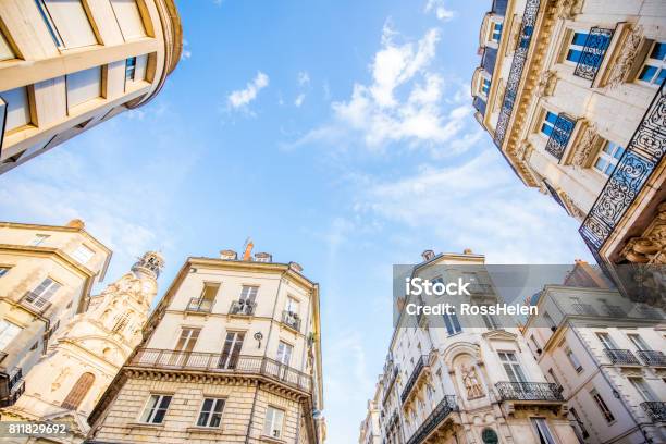 Nantes City In France Stock Photo - Download Image Now - Nantes, Street, City