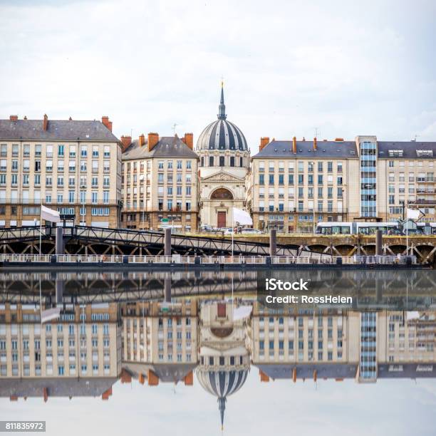 Nantes City In France Stock Photo - Download Image Now - Nantes, Loire Valley, City