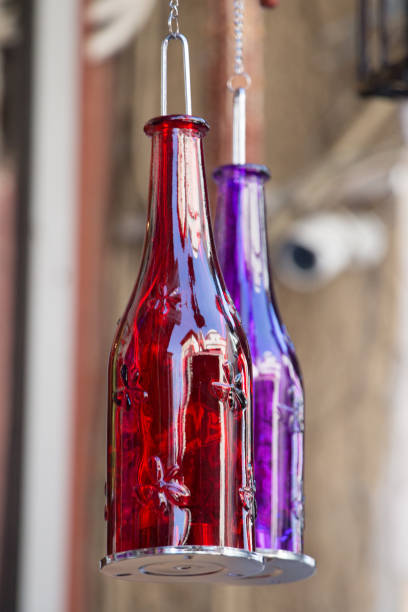 istock Set of Empty little transparent bottles 811846784