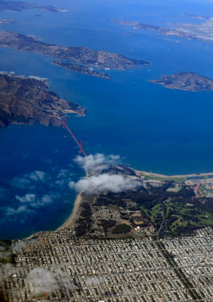 istock A bird's eye view of a golden gate 811867410
