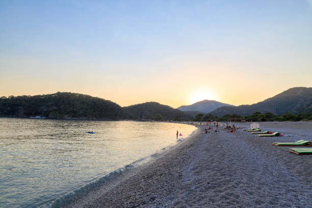 istock Oludeniz beach in Fethiye during sunset in Turkey 811869730
