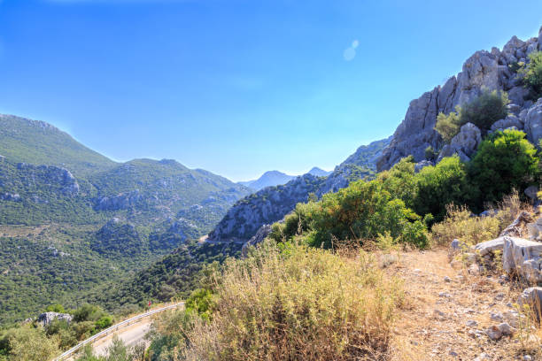 istock Aegean mountains around marmaris area in Turkey 811869932