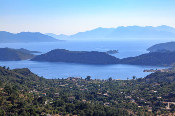 Sogut village with seaside in Marmaris, Turkey