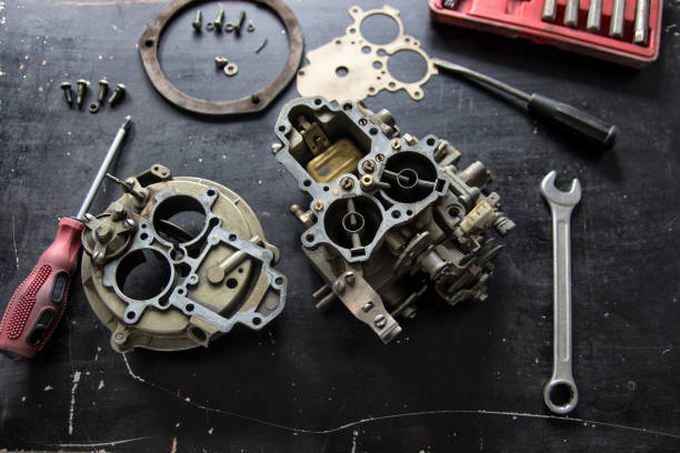 istock Repair process of machine parts with special tools 811870412