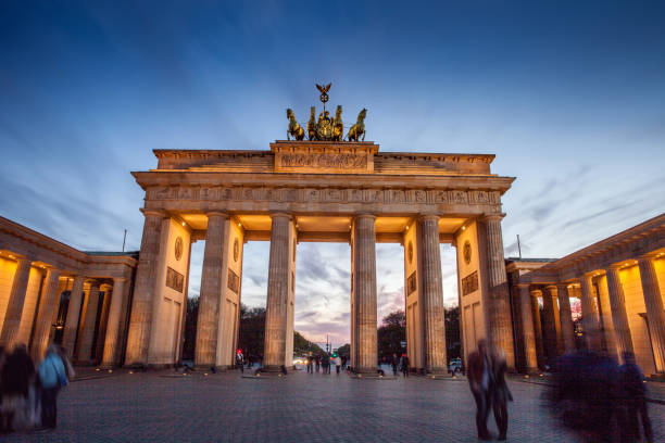 istock Berlin - Brandenburg Gate at sunset 811874560